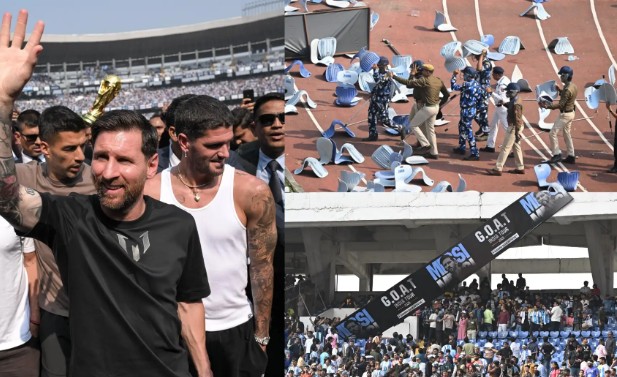 Messi en India: disturbios, quilombo y cosha golda